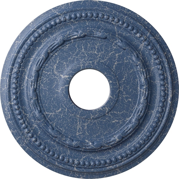 Ekena Millwork Federal Ceiling Medallion (Canopies up to 8 1/2"), 15 3/8"OD x 3 5/8"ID x 1"P, Americana Crackle CM15FEAMC - main